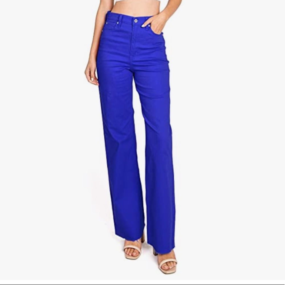 Celebrity Pink Wide Leg High Waisted Pants